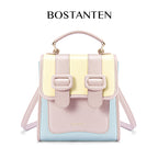 [Ice Cream Backpack] BOSTANTEN Tas Ransel Wanita Kekinian Wanita Backpack Berkualitas Tahan Air Tas Sekolah