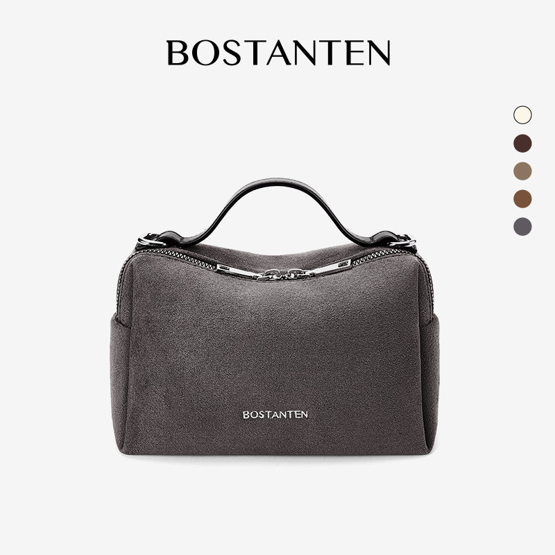 [Vanity Bag] BOSTANTEN Tas Selempang Wanita Premium Kulit Sintetis & Suede - Multifungsi 3in1 Handheld Crossbody Bag