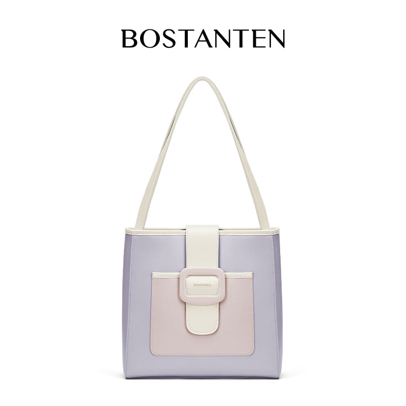 [Ice Cream Bag] BOSTANTEN Tas Bahu Wanita Hobo Bag 2025 Casual & Simple Totebag Shoulder Kuliah Korea Pu Tas Wanita