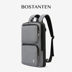 Bostanten Dualpack Bag Tas Ransel Pria Expandable Tas Laptop Anti Air untuk Kerja Bisnis Sekolah Kuliah