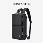 Bostanten Dualpack Bag Tas Ransel Pria Expandable Tas Laptop Anti Air untuk Kerja Bisnis Sekolah Kuliah