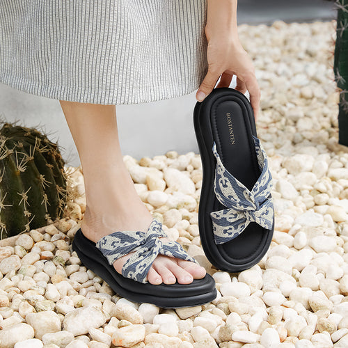 Bostanten Jelly Wedges – Sandal Selop Wanita EVA Premium, Nyaman & Elegan
