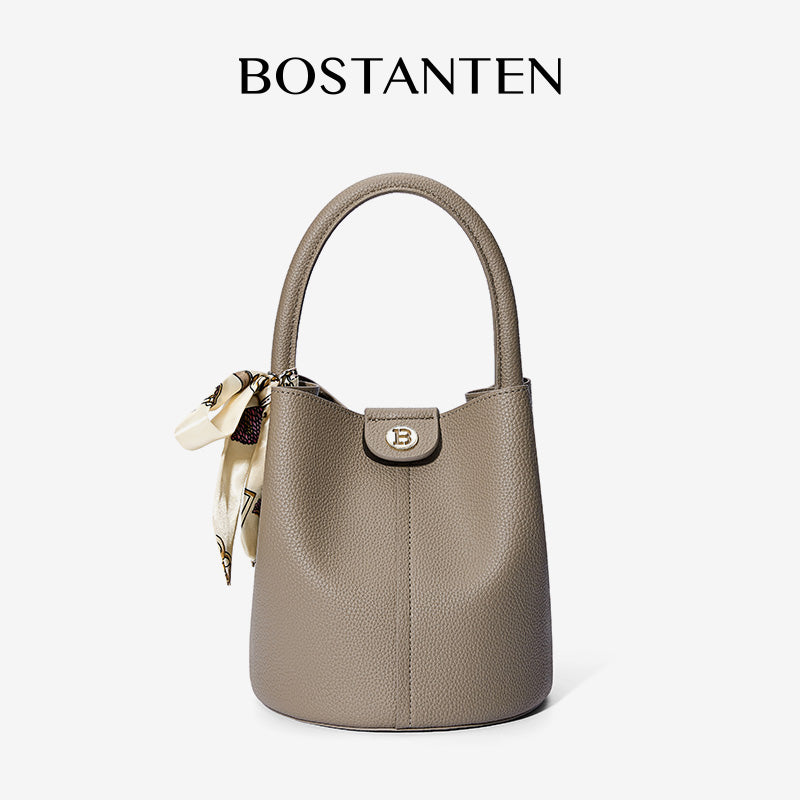 [Theria Bag] BOSTANTEN Tas Serut & Selempang Wanita – Handbag Kulit Sintetis