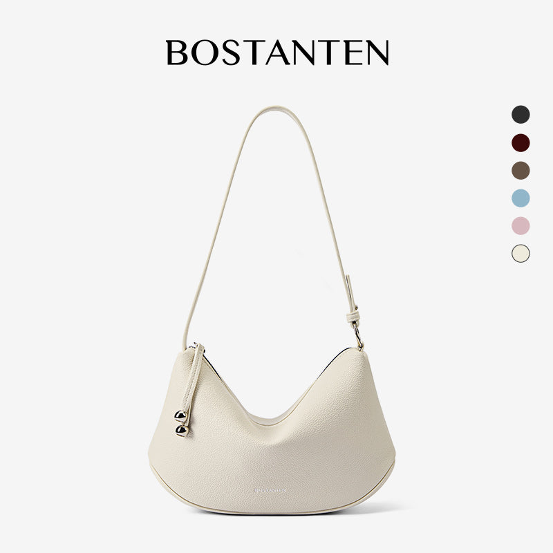 [Loop Bag] BOSTANTEN Tas Selempang Wanita Tas Tangan Silinder Premium Kulit Multi Carry Hand/Underarm/Crossbody Fashion