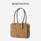 [Suede Toast Bag] BOSTANTEN Totebag Wanita Tas laptop 13,3 inci Tas Bahu Kuliah Terbaru Tas Bahu Kekinian