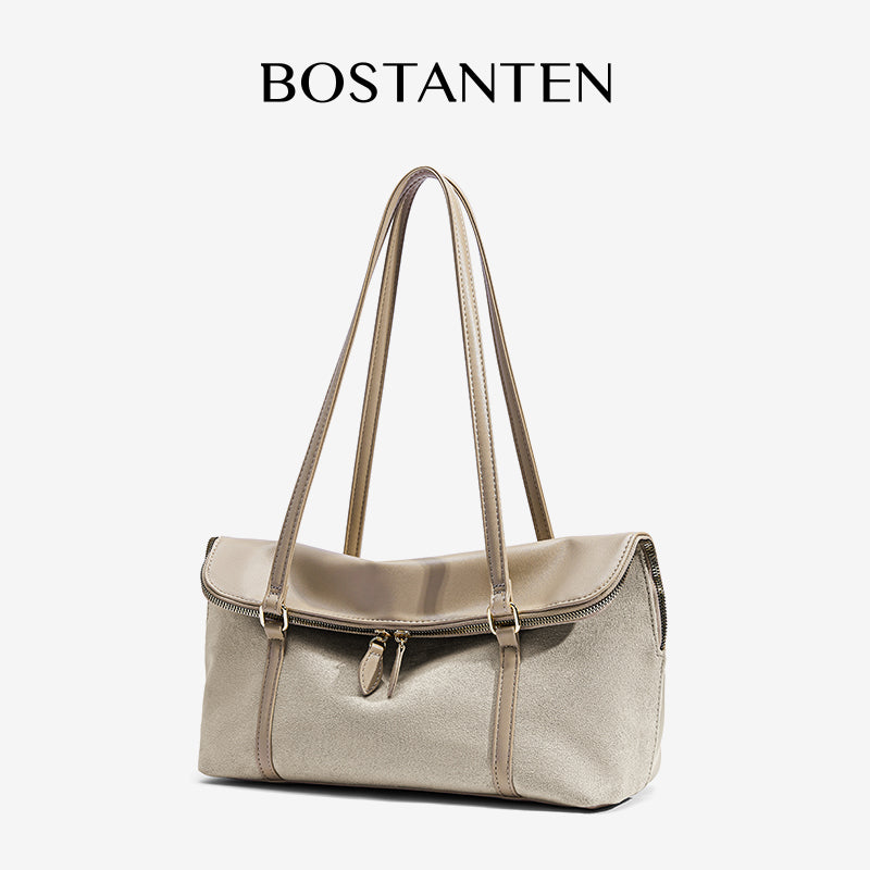[Book Tote Bag] BOSTANTEN Totebag Dua Sisi – Tas Bahu Besar Elegan Bergaya Korea