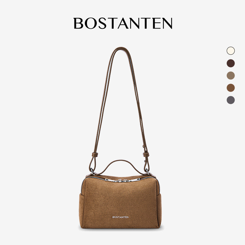 [Vanity Bag] BOSTANTEN Tas Selempang Wanita Premium Kulit Sintetis & Suede - Multifungsi 3in1 Handheld Crossbody Bag