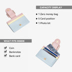 [lce Cream Card Pouch] BOSTANTEN Card Holder Dompet Mini Wanita Kulit PU