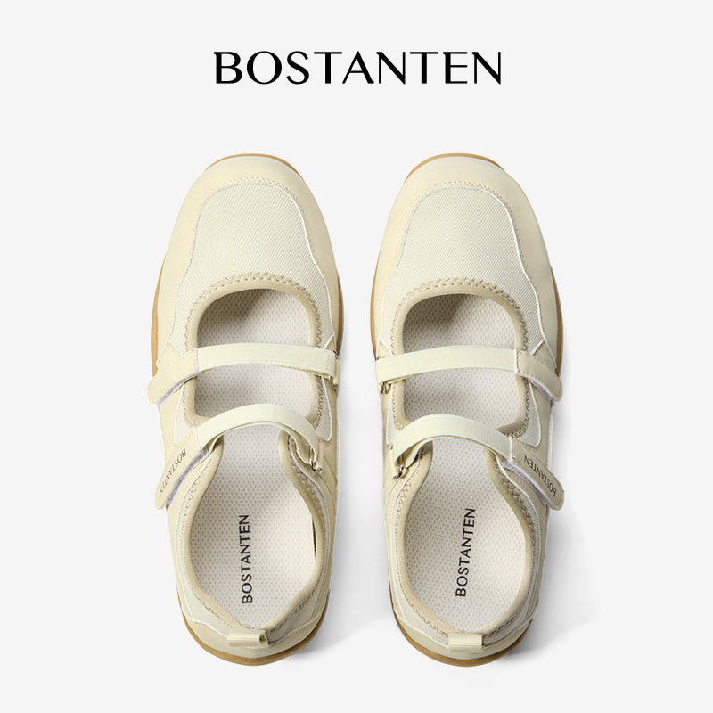 BOSTANTEN Polley Shoes Sneakers Wanita Sepatu Mary Jane