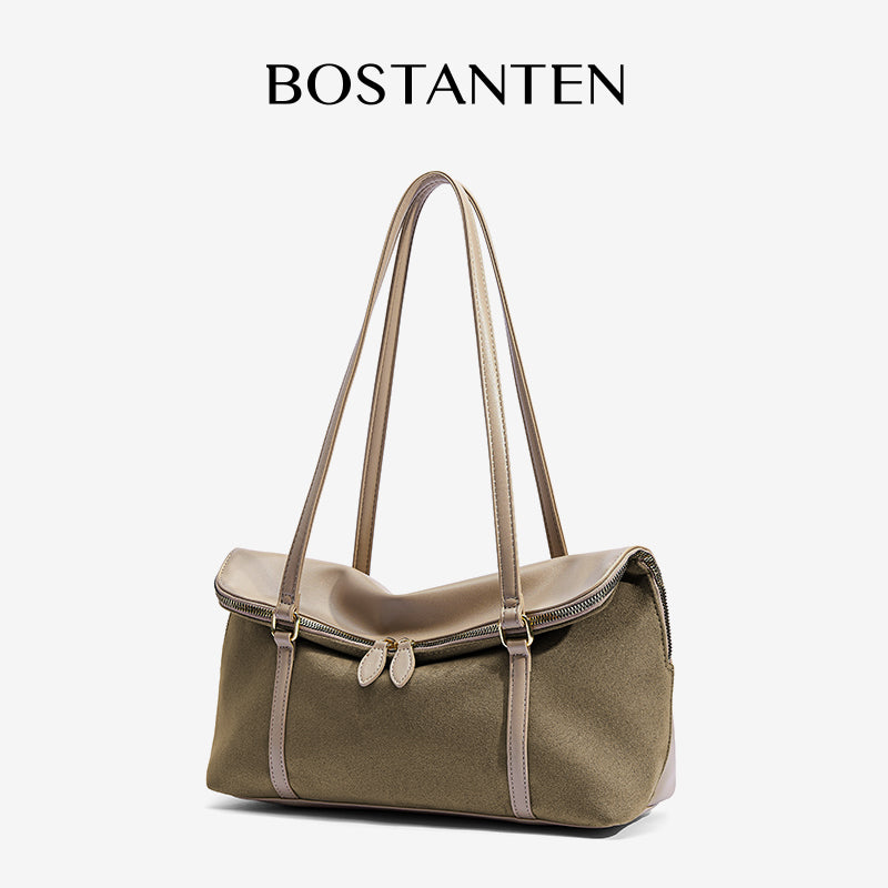 [Book Tote Bag] BOSTANTEN Totebag Dua Sisi – Tas Bahu Besar Elegan Bergaya Korea
