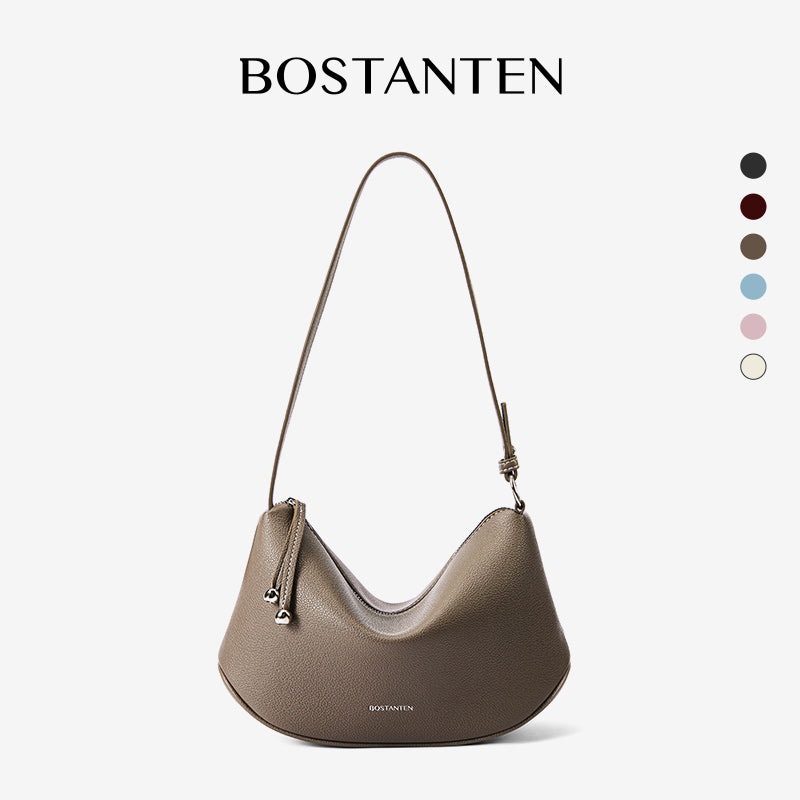 [Loop Bag] BOSTANTEN Tas Selempang Wanita Tas Tangan Silinder Premium Kulit Multi Carry Hand/Underarm/Crossbody Fashion