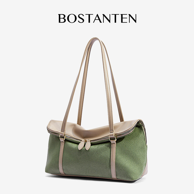 [Book Tote Bag] BOSTANTEN Totebag Dua Sisi – Tas Bahu Besar Elegan Bergaya Korea