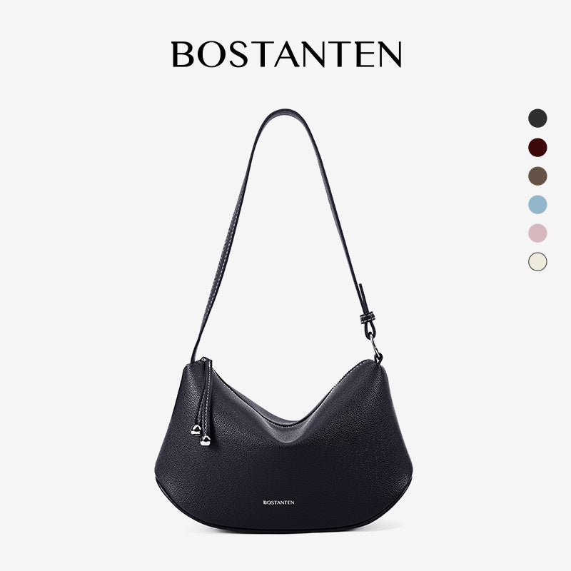 [Loop Bag] BOSTANTEN Tas Selempang Wanita Tas Tangan Silinder Premium Kulit Multi Carry Hand/Underarm/Crossbody Fashion