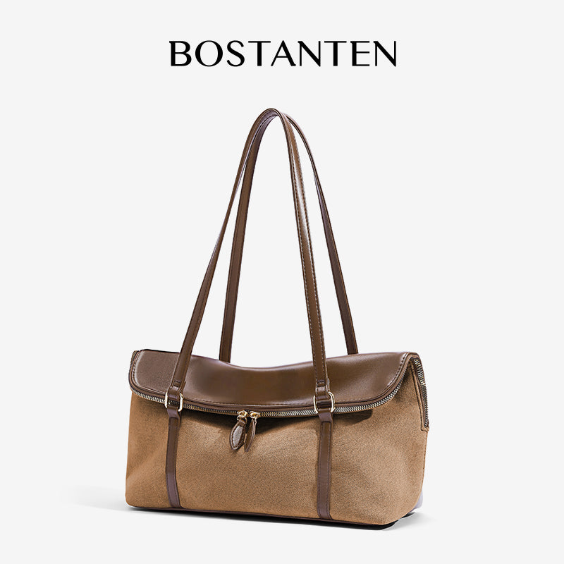 [Book Tote Bag] BOSTANTEN Totebag Dua Sisi – Tas Bahu Besar Elegan Bergaya Korea