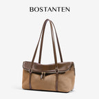 [Book Tote Bag] BOSTANTEN Totebag Dua Sisi – Tas Bahu Besar Elegan Bergaya Korea