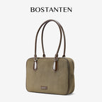 [Suede Toast Bag] BOSTANTEN Totebag Wanita Tas laptop 13,3 inci Tas Bahu Kuliah Terbaru Tas Bahu Kekinian