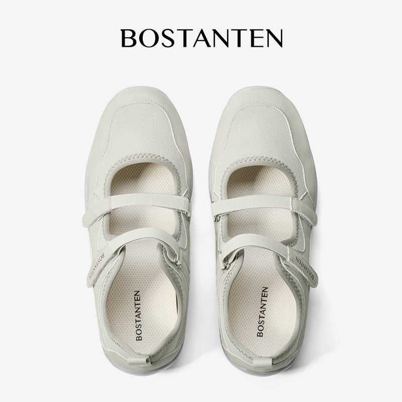 BOSTANTEN Polley Shoes Sneakers Wanita Sepatu Mary Jane
