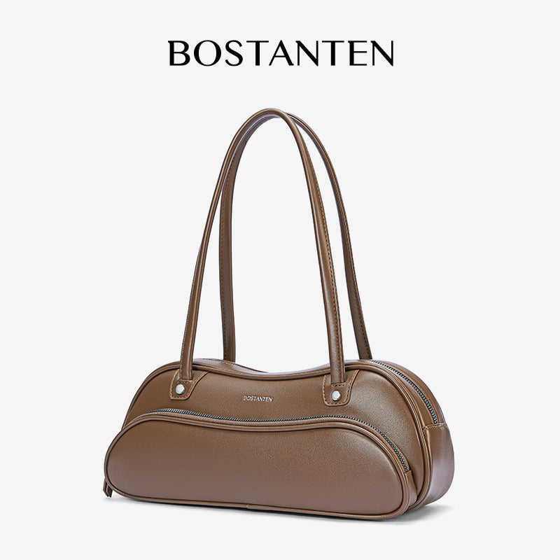 [Bobo Bag] BOSTANTEN Tas tangan wanita mode baru Tas Bahu Tas Bowling Desain