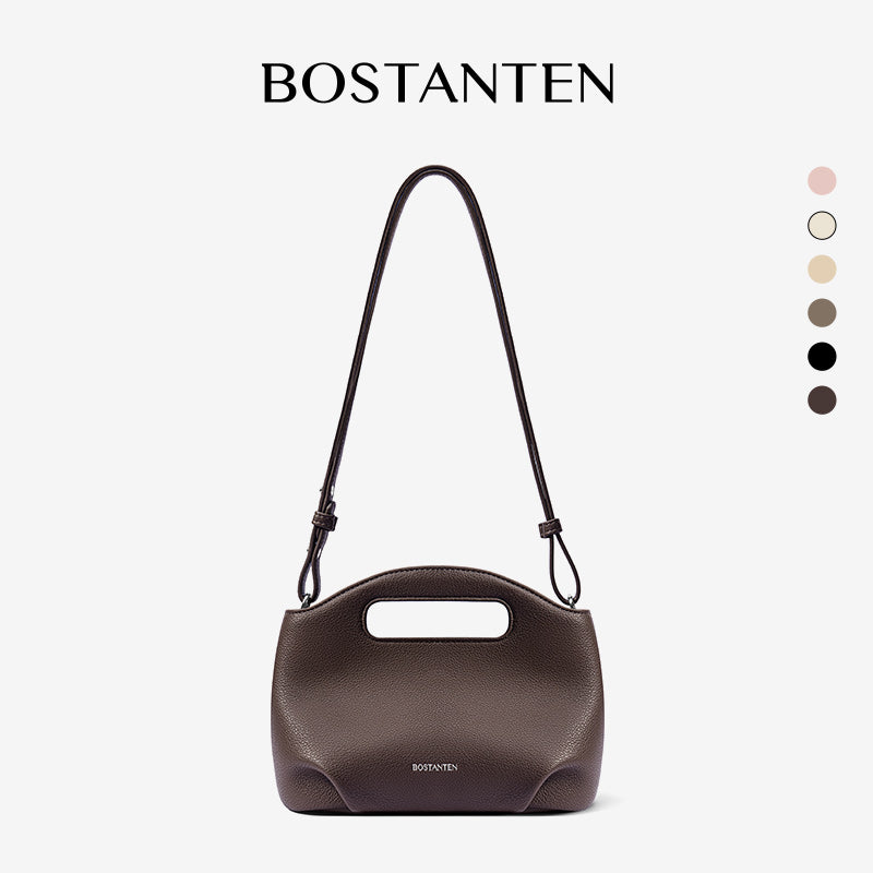 [Hudson Bag] BOSTANTEN Tas Selempang Wanita Mini Lucu - 3in1 Crossbody/Underarm/Tangan, Desain Handle Unik & Tali Adjustable