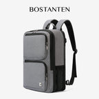 Bostanten Dualpack Bag Tas Ransel Pria Expandable Tas Laptop Anti Air untuk Kerja Bisnis Sekolah Kuliah