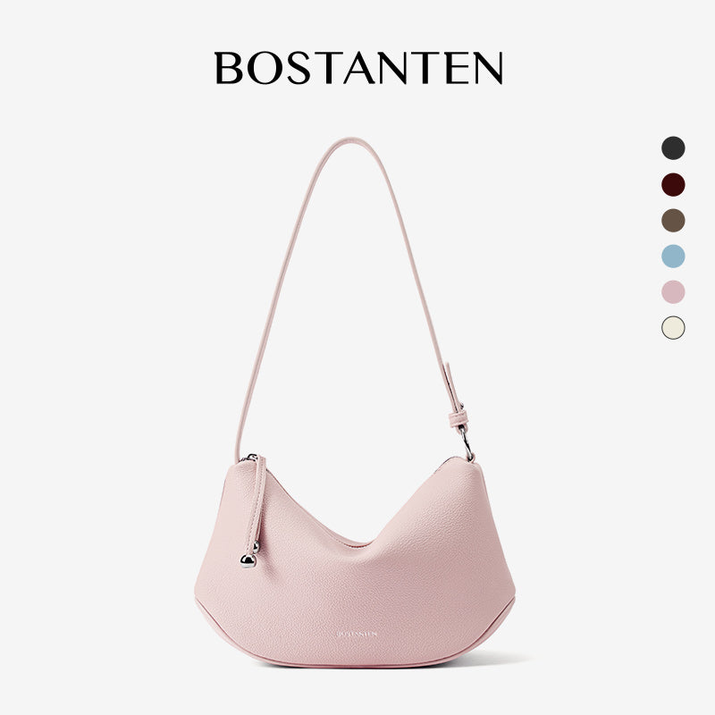 [Loop Bag] BOSTANTEN Tas Selempang Wanita Tas Tangan Silinder Premium Kulit Multi Carry Hand/Underarm/Crossbody Fashion