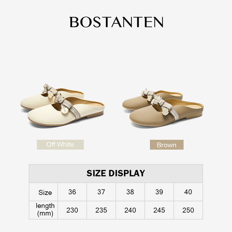 [Gina Flatshoes] Bostanten shoes Sepatu Wanita Sandal Mules Style