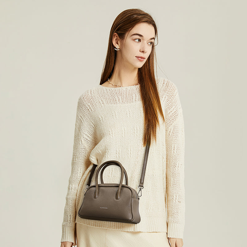 [Alma Bag] BOSTANTEN Tas Selempang Wanita Kain Kulit Suede Sling Bag Handbag Shoulder Bag