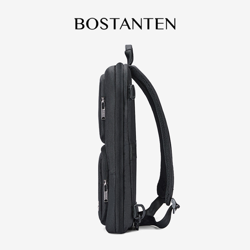 Bostanten Dualpack Bag Tas Ransel Pria Expandable Tas Laptop Anti Air untuk Kerja Bisnis Sekolah Kuliah