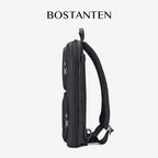 Bostanten Dualpack Bag Tas Ransel Pria Expandable Tas Laptop Anti Air untuk Kerja Bisnis Sekolah Kuliah