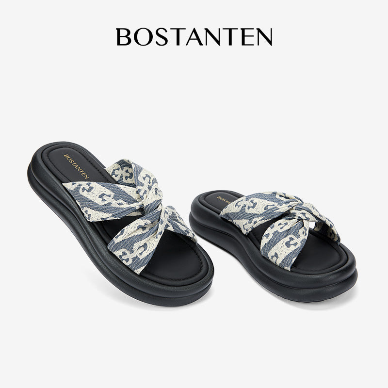 Bostanten Jelly Wedges – Sandal Selop Wanita EVA Premium, Nyaman & Elegan