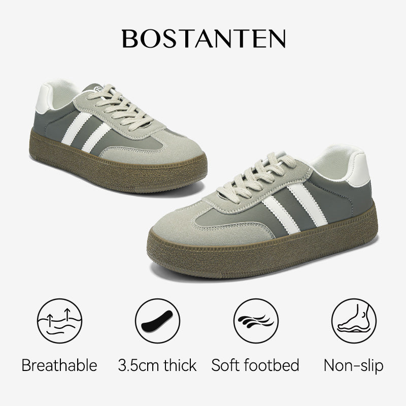 [Kelly Shoes] Bostanten Sepatu Sneakers Wanita Sam-ba Sepatu casual terbaru