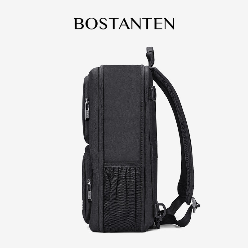 Bostanten Dualpack Bag Tas Ransel Pria Expandable Tas Laptop Anti Air untuk Kerja Bisnis Sekolah Kuliah