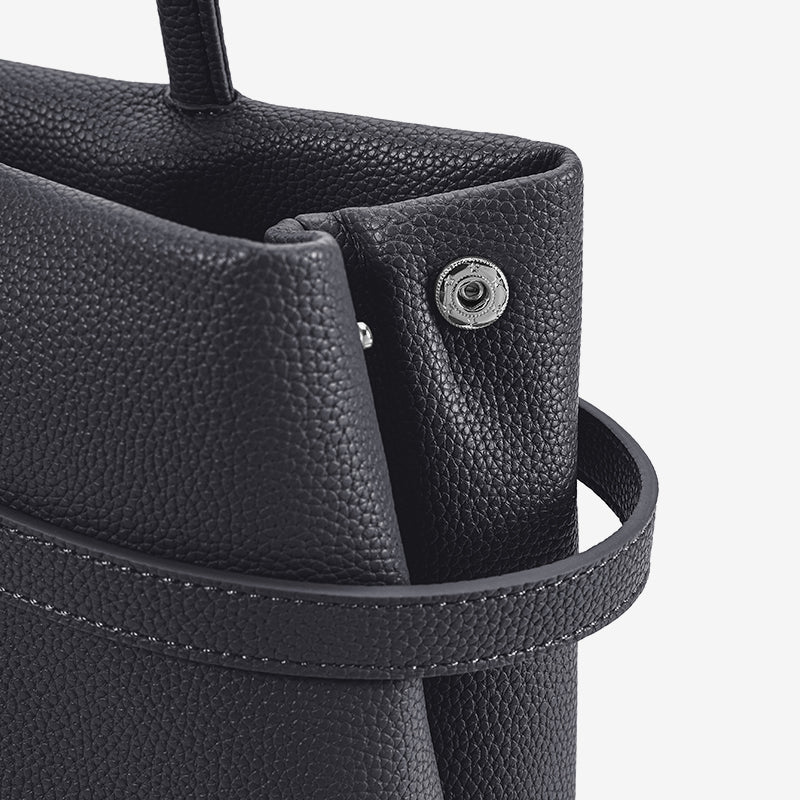 [Lock Tote Bag] BOSTANTEN Tas Tote Kulit PU Tas Selempang Handbag Wanita Korean Style Tote Bag Wanita