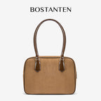 [Suede Toast Bag] BOSTANTEN Totebag Wanita Tas laptop 13,3 inci Tas Bahu Kuliah Terbaru Tas Bahu Kekinian