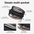Bostanten Tas Pria Selempang Pinggang Sling Waist Bag Waterproof
