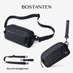 BOSTANTEN Tas Pinggang Pria Tas Bahu Pria Waistbag Pria Clucth Bag Tahan Air