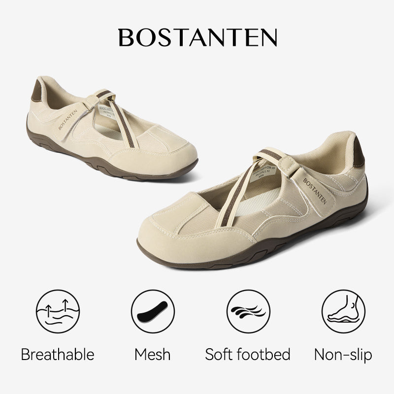 BOSTANTEN Lina Shoes Sneakers Wanita Sepatu Mary Jane