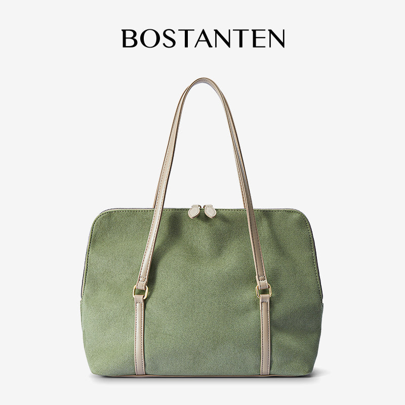 [Book Tote Bag] BOSTANTEN Totebag Dua Sisi – Tas Bahu Besar Elegan Bergaya Korea