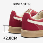 [Christy Shoes] BOSTANTEN Sepatu Kets Ringan dan Nyaman – Desain Kasual Anti Selip Warna Krem & Hitam
