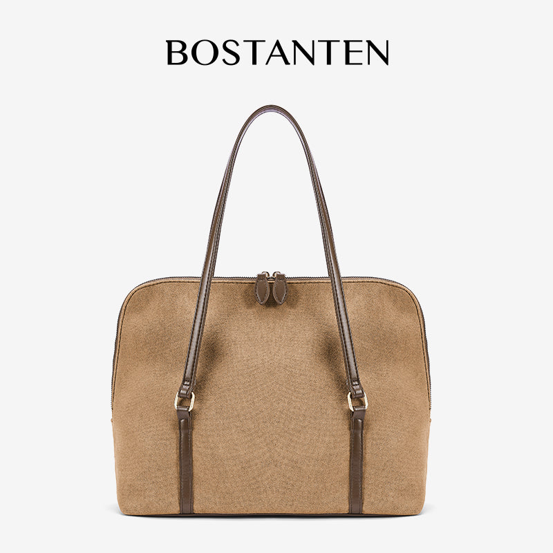 [Book Tote Bag] BOSTANTEN Totebag Dua Sisi – Tas Bahu Besar Elegan Bergaya Korea