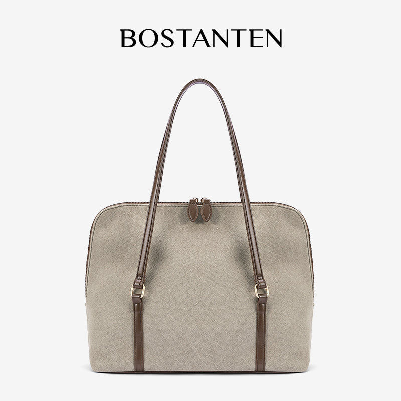 [Book Tote Bag] BOSTANTEN Totebag Dua Sisi – Tas Bahu Besar Elegan Bergaya Korea