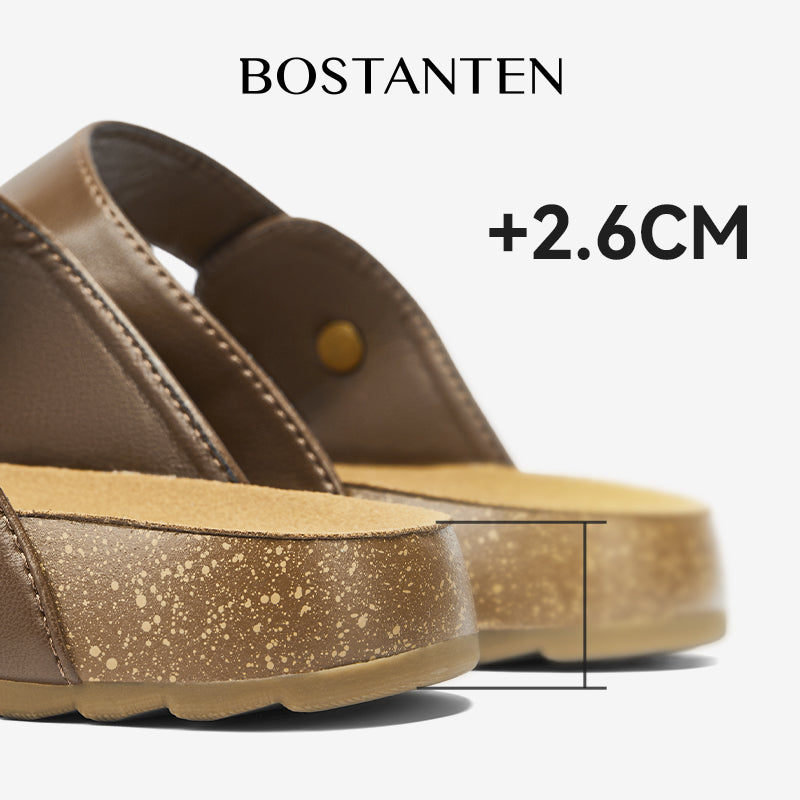 BOSTANTEN Gizeh Shoes Sandal Jepit Thong Velcro Casual Anyaman Cork Footbed Outdoor