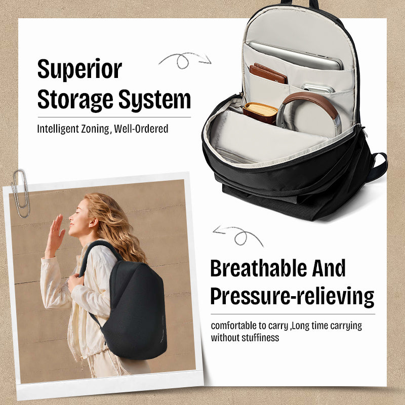 Bostanten Liteflex Tas Ransel Pria Tas Laptop Expandable Anti Air Backpack Kerja Sekolah Kuliah Travelling Outdoor
