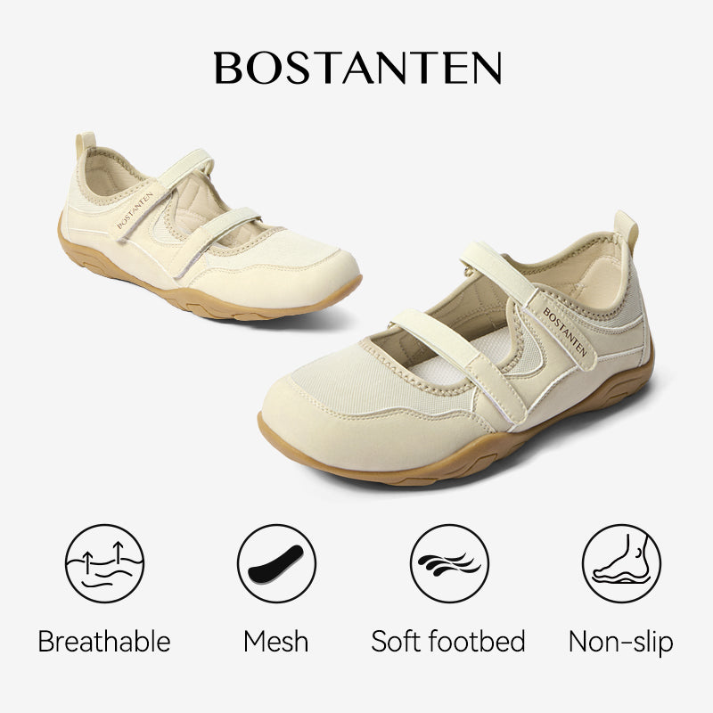 BOSTANTEN Polley Shoes Sneakers Wanita Sepatu Mary Jane