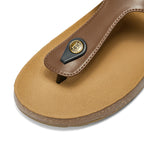BOSTANTEN Gizeh Shoes Sandal Jepit Thong Velcro Casual Anyaman Cork Footbed Outdoor