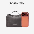 [Vanity Bag] BOSTANTEN Tas Selempang Wanita Premium Kulit Sintetis & Suede - Multifungsi 3in1 Handheld Crossbody Bag