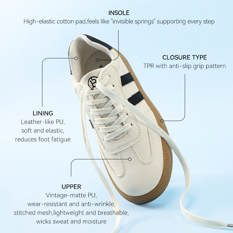 [Kelly Shoes] Bostanten Sepatu Sneakers Wanita Sam-ba Sepatu casual terbaru