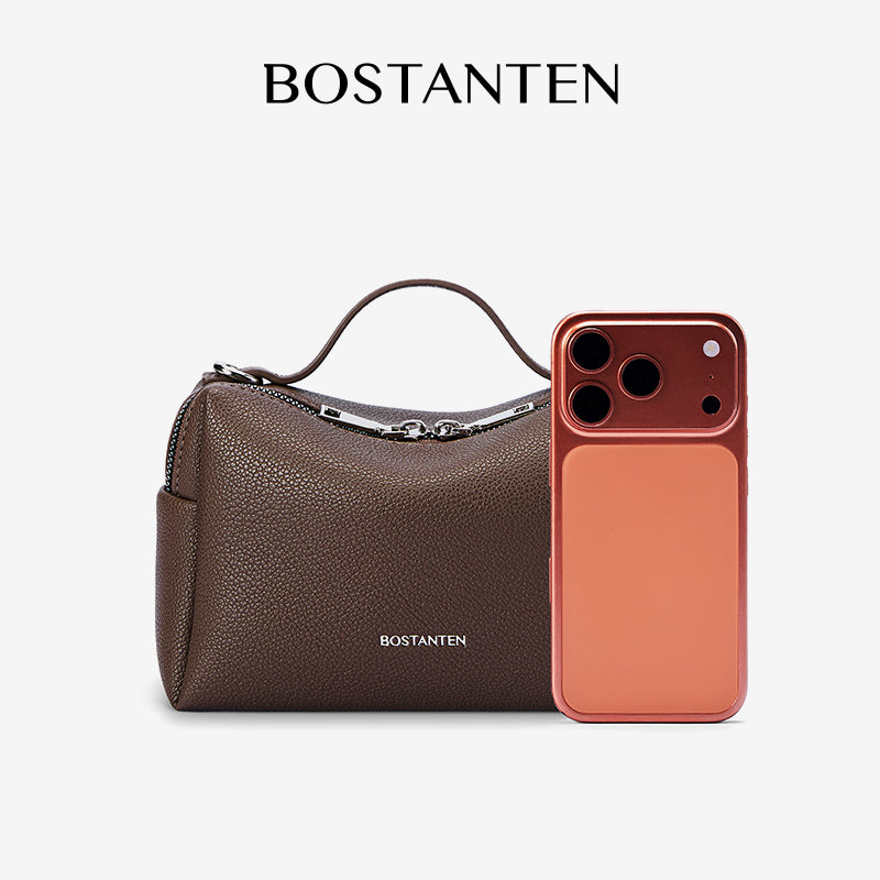 [Vanity Bag] BOSTANTEN Tas Selempang Wanita Premium Kulit Sintetis & Suede - Multifungsi 3in1 Handheld Crossbody Bag