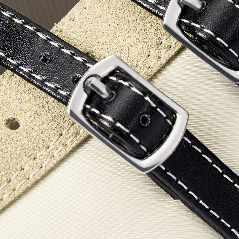 [Twinsy Shoes] Bostanten Sepatu Marry Jane Ballet Wanita Elegan Double Strap Nyaman Trendy‌