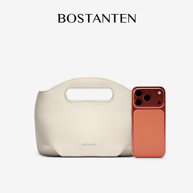 [Hudson Bag] BOSTANTEN Tas Selempang Wanita Mini Lucu - 3in1 Crossbody/Underarm/Tangan, Desain Handle Unik & Tali Adjustable